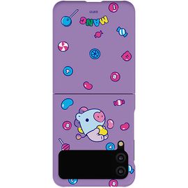 [S2B] BT21 Jelly Candy Galaxy Z Flip4 Slim Case - Smartphone Bumper Camera Guard iPhone Galaxy Case - Made in Korea